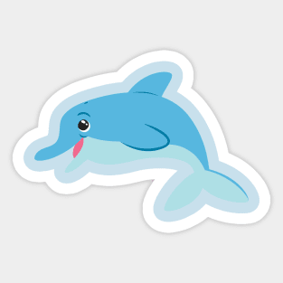 Cute Dolphin Sticker